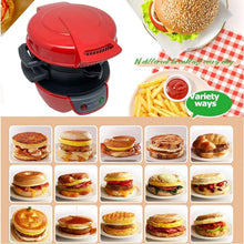 Electric Burger & Breakfast Sandwich Maker with Nonstick Griddle