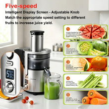 1250W Centrifugal Juicer with 3.34-Inch Wide Feed Chute