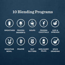 Professional Blender with 10 Preset Programs & 48oz Container