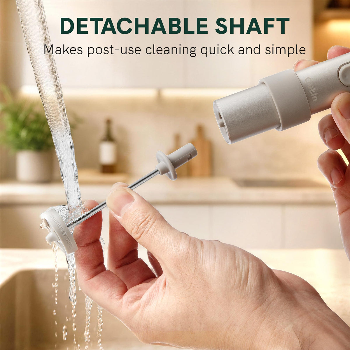 Rechargeable Handheld Milk Frother with Travel Case