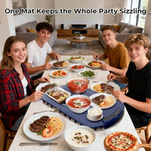 Silicone Food Warming Mat with 7 Temperature Settings & 5-Hour Timer