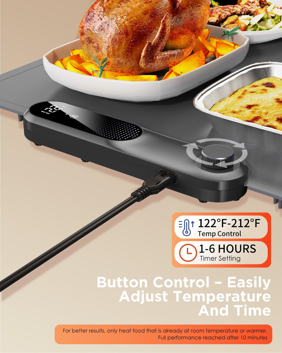 FEPPO XXL 35”x16” Food Warming Mat