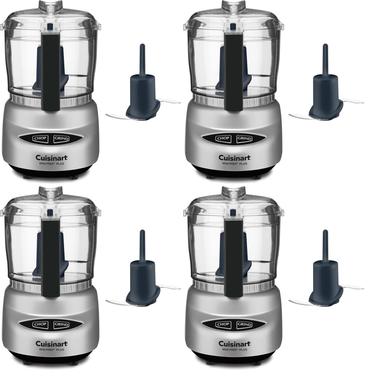 24oz Mini Food Processor with Reversible Stainless Steel Blade
