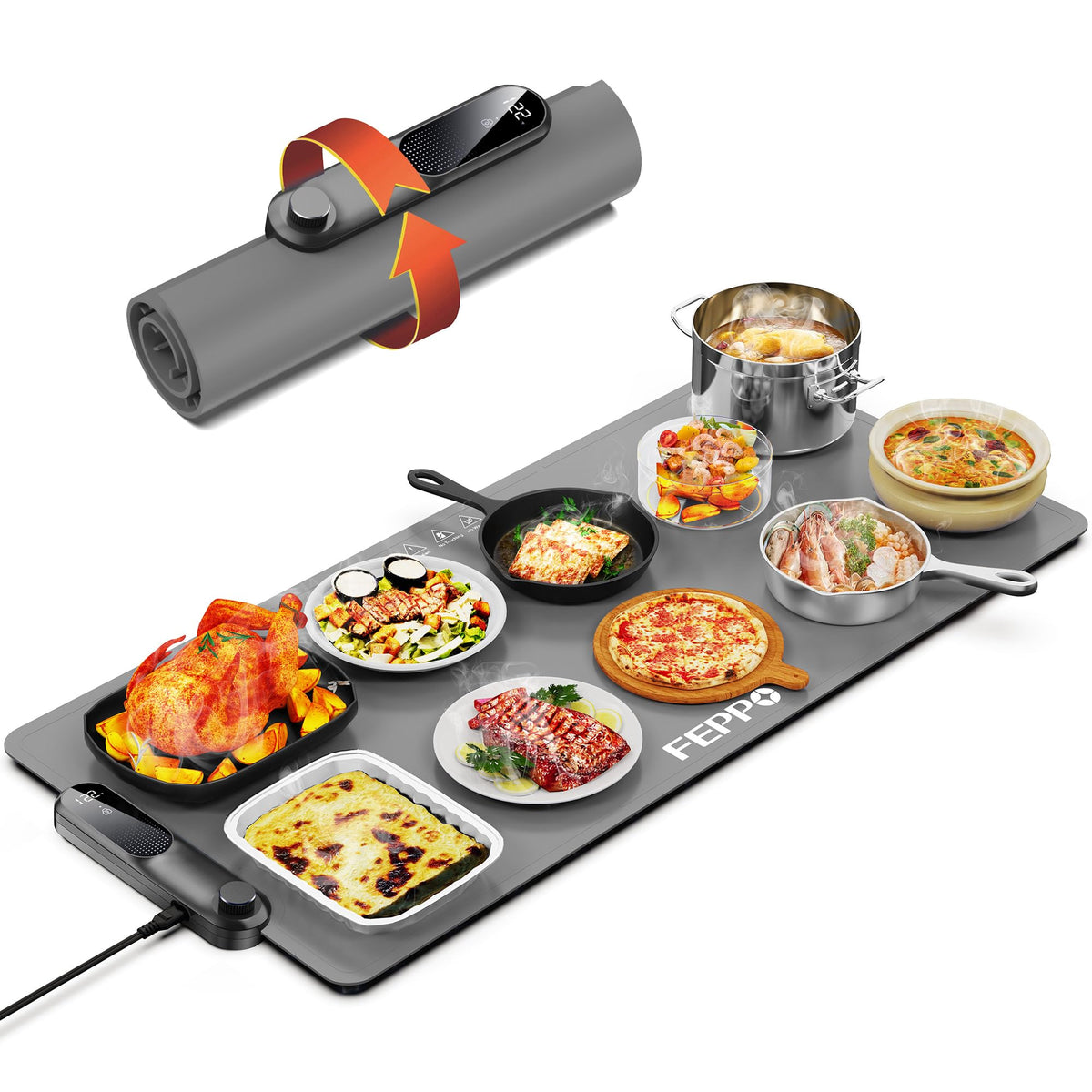 FEPPO XXL 35”x16” Food Warming Mat