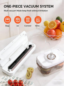Vacuum Sealer Machine 75KPa, 6-in-1 Dry/Moist Modes, Digital Timer