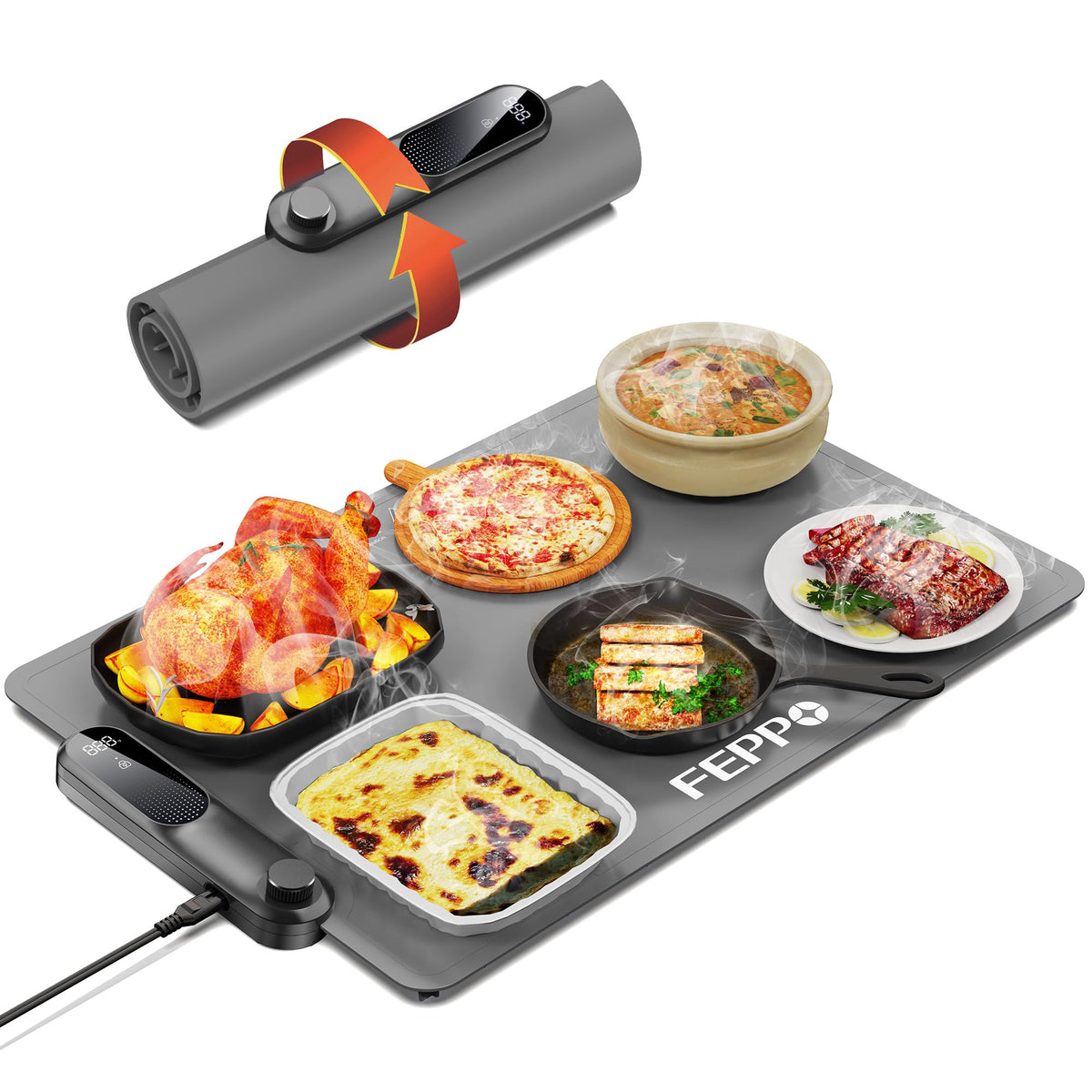 FEPPO XXL 35”x16” Food Warming Mat