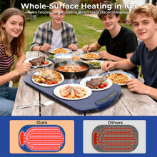 Silicone Food Warming Mat with 7 Temperature Settings & 5-Hour Timer